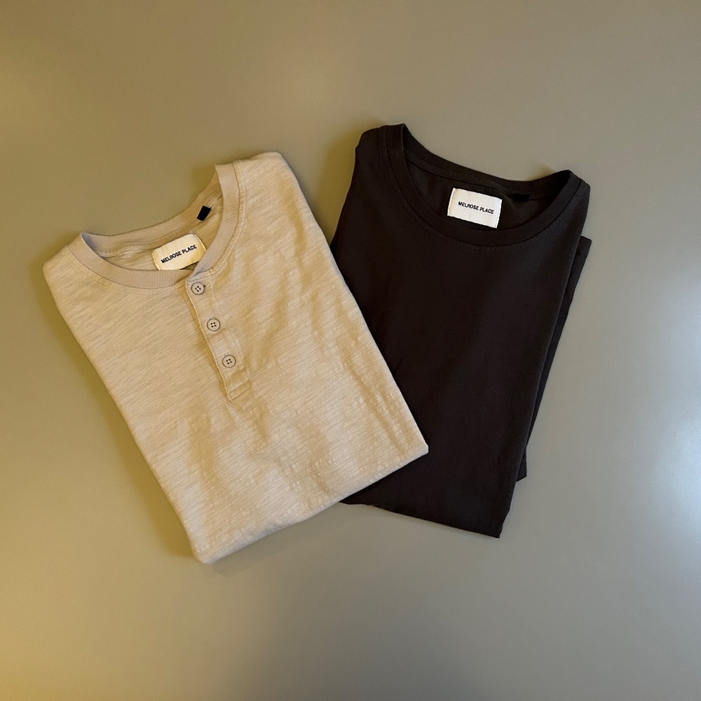 2 Men’s Shirts from Melrose Place